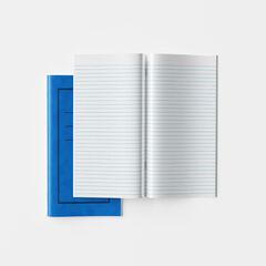 8''x4'' Exercise Book 8mm Ruled Blue 32pg 50pk Blue 8''x4'' Exercise Book 8mm Ruled Blue 32pg 50pk Blue hi-res